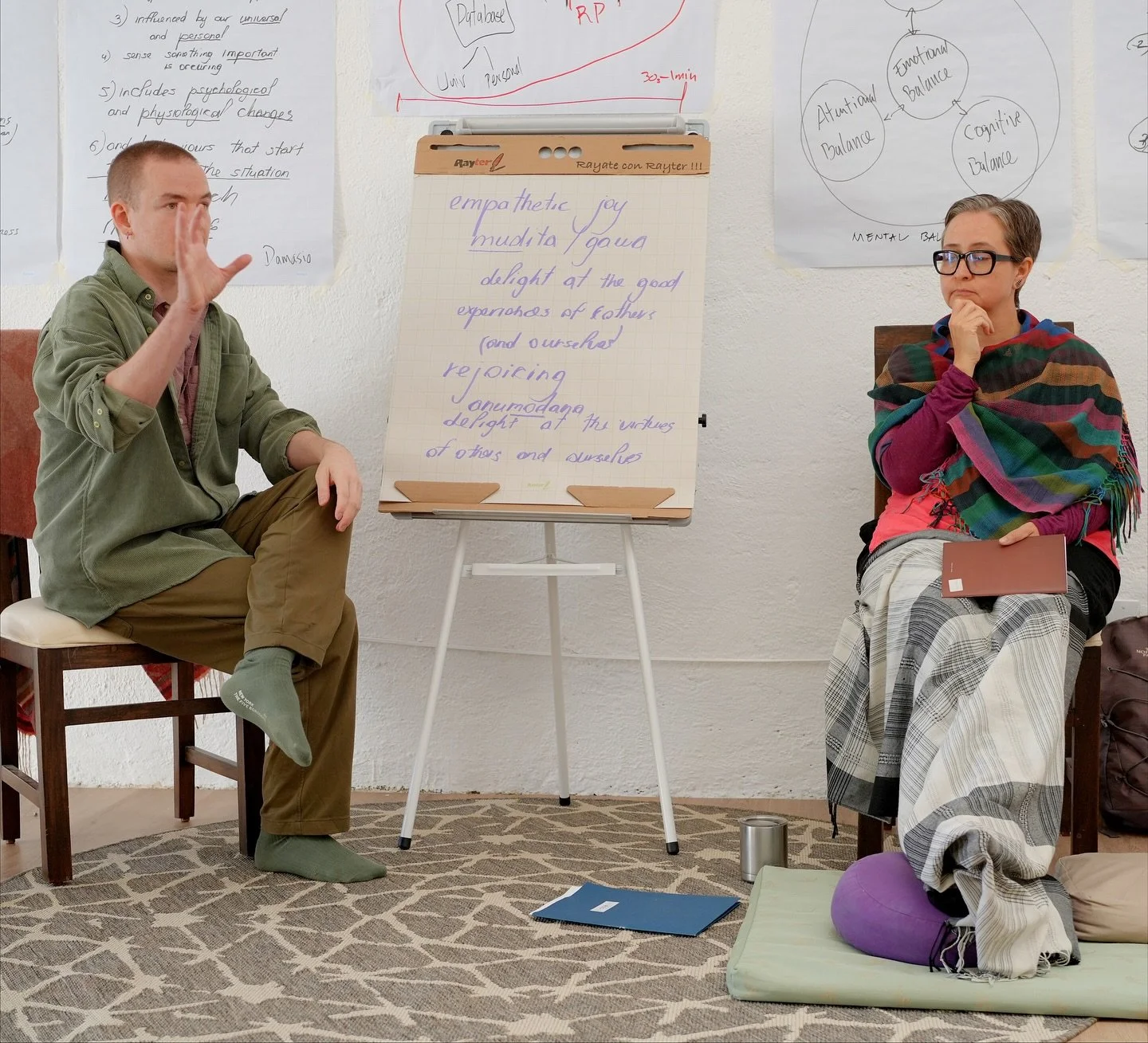 Third post with Gomde Mexico photos, but this time from another event: the Cultivating Emotional Balance Teacher Training&rsquo;s first small installment, co-facilitated by Dr. Eve Ekman, Dr. Litzuli Zarate, Tom Johnston and yours truly. The blessing
