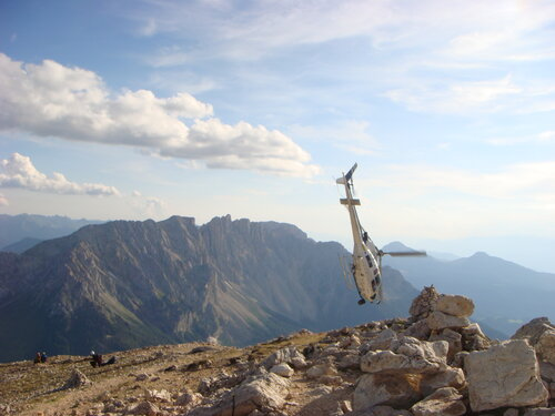 Shooting with Elikos at the Dolomites
