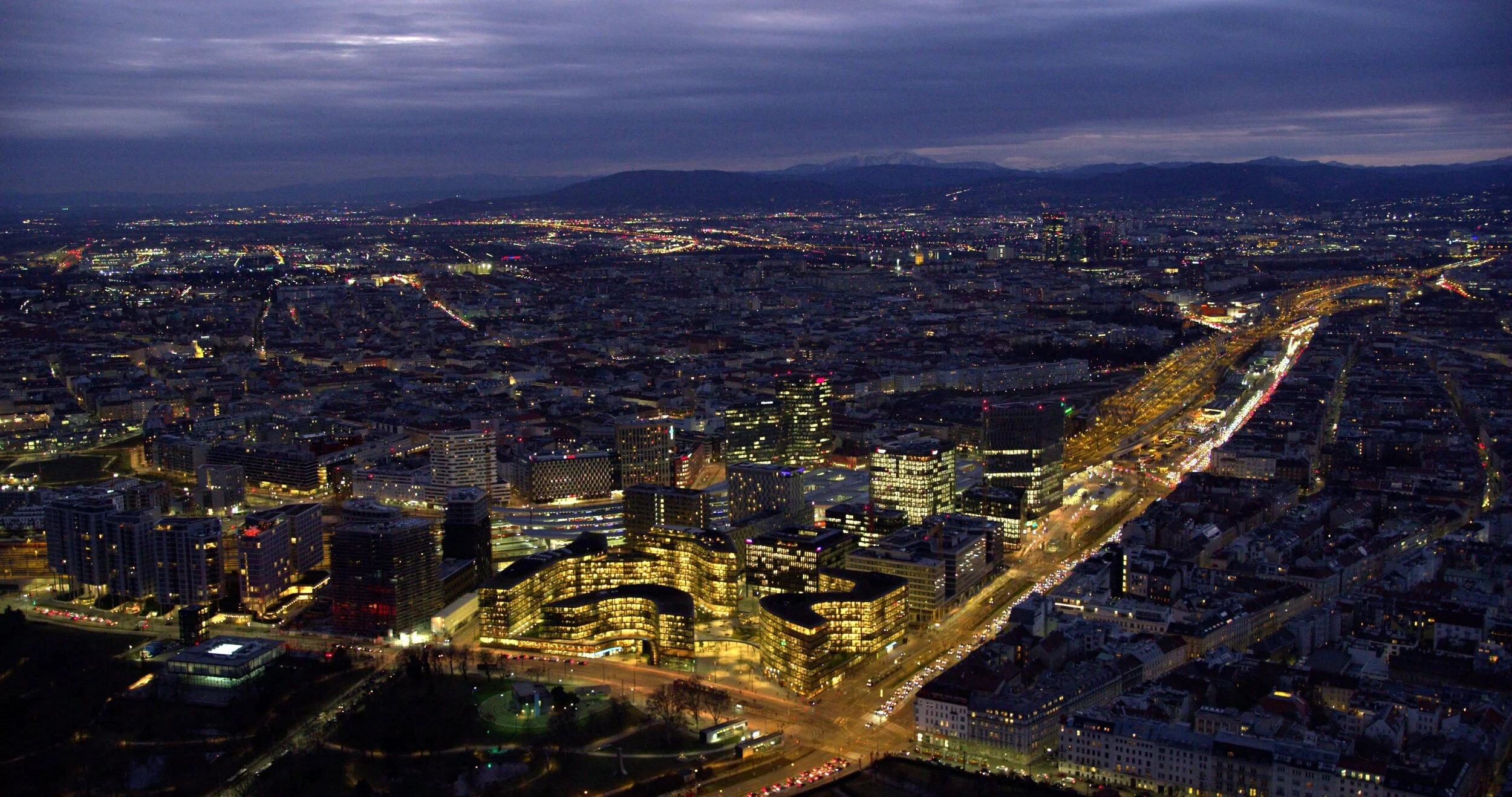 Magic Hour above Vienna