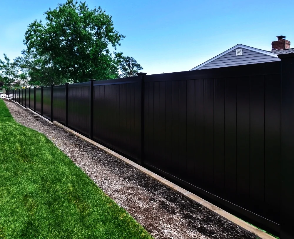 Black Vinyl Fence - Attract Attention With This Black Beauty