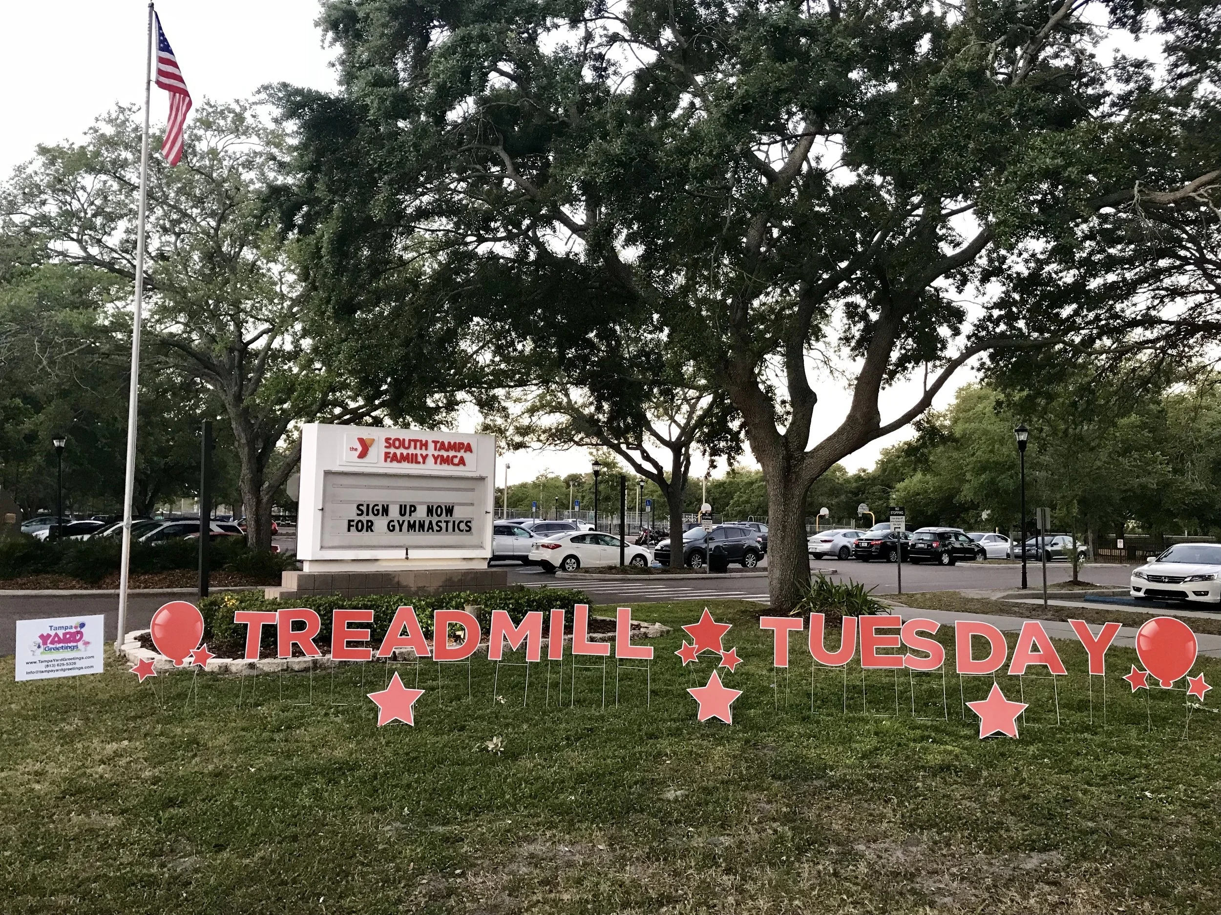Treadmill Tuesday at the South Tampa YMCA