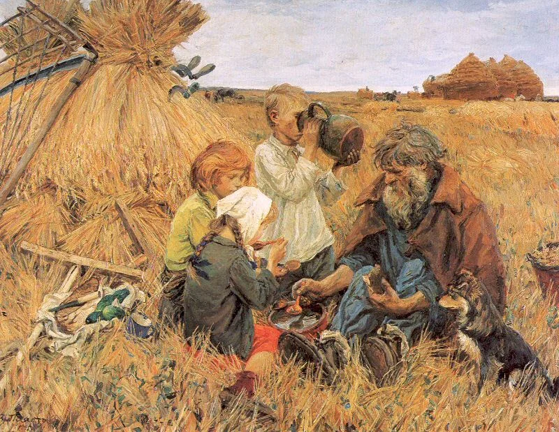 Tatiana/Arkady Plastov “Harvest” 1945