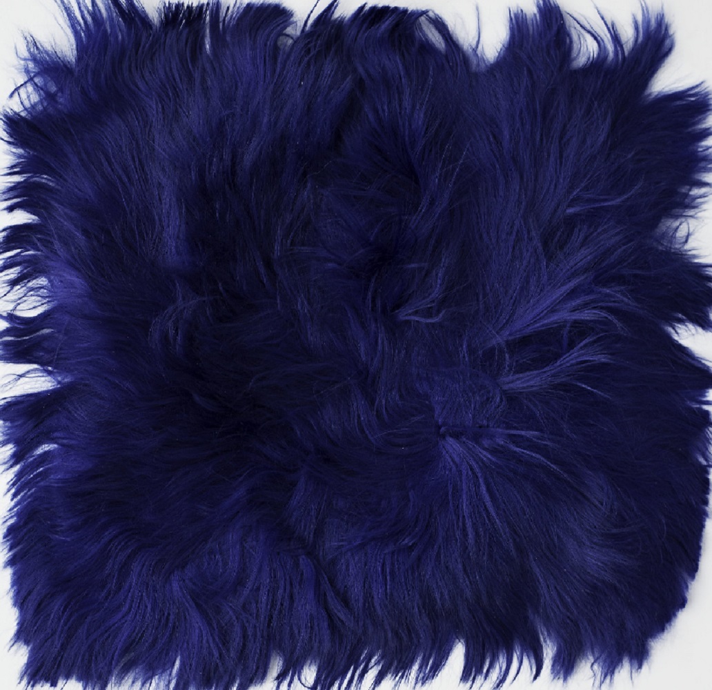 Suri Alpaca fur in Blue