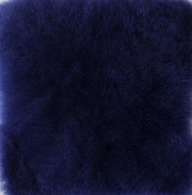 Hua Alpaca fur in Blue