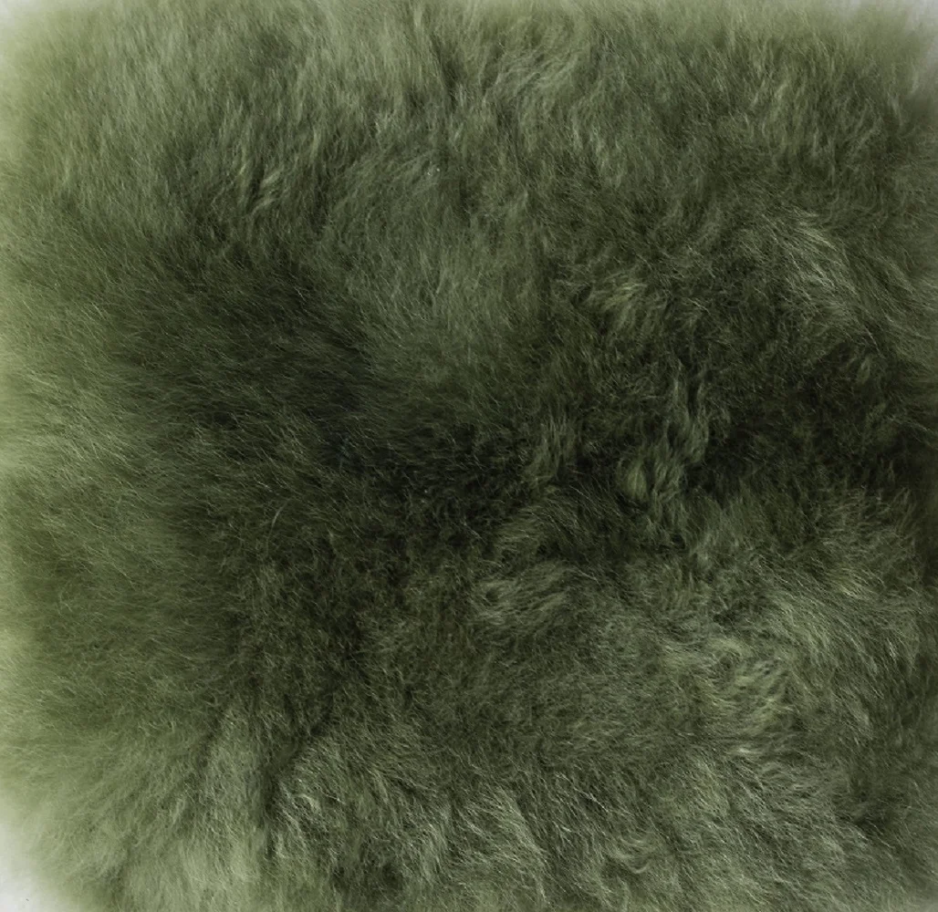 Hua Alpaca fur in Green