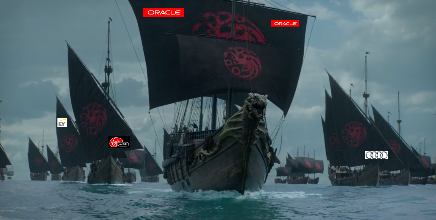 Oracle, Virgin Mobile and others compete in The Seven Kingdoms Cup.