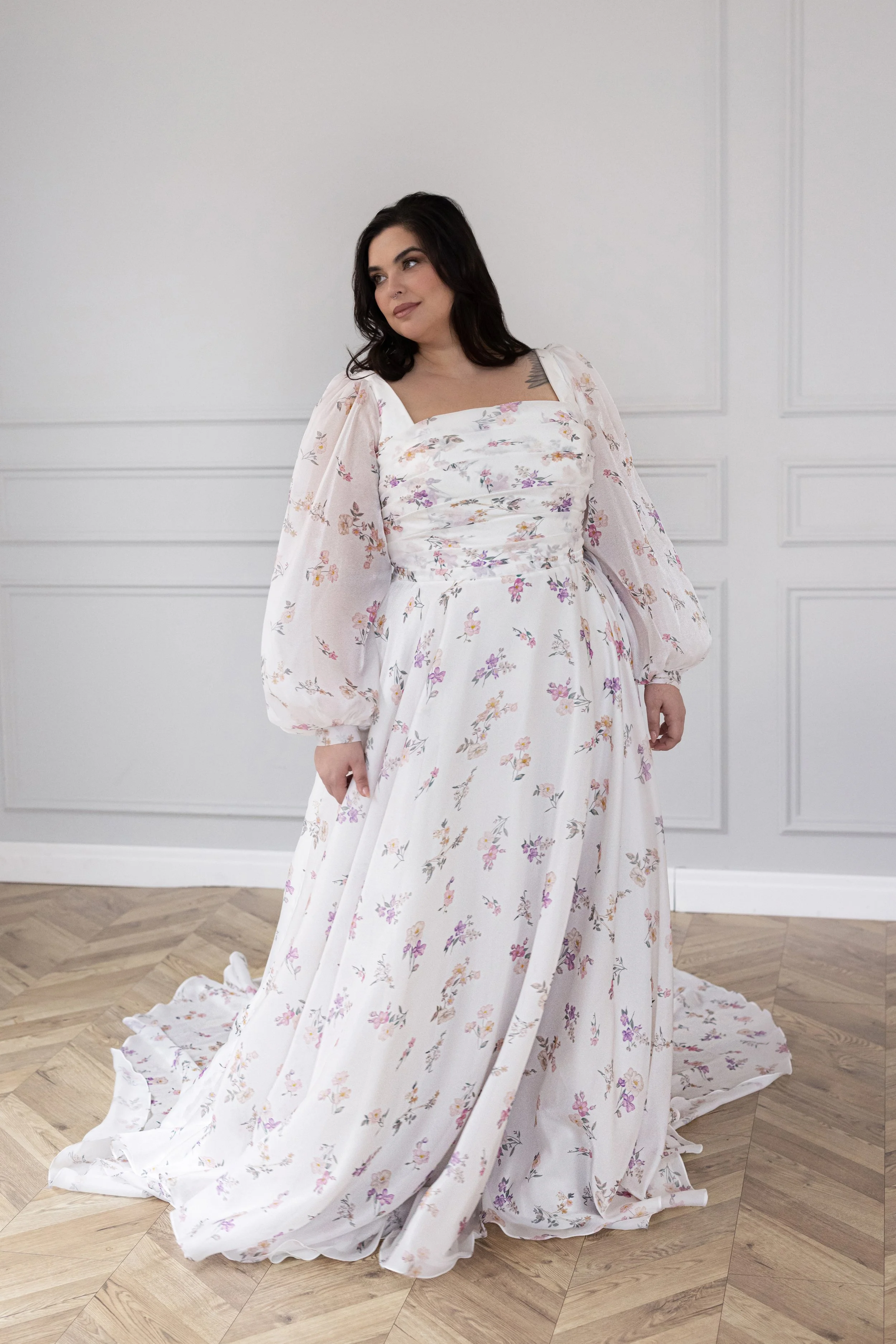Plus Size Wedding Dresses with Colour I Pastel Plus Size Wedding Dress I Bridgerton Style Wedding I Surrey, Kent, London, UK