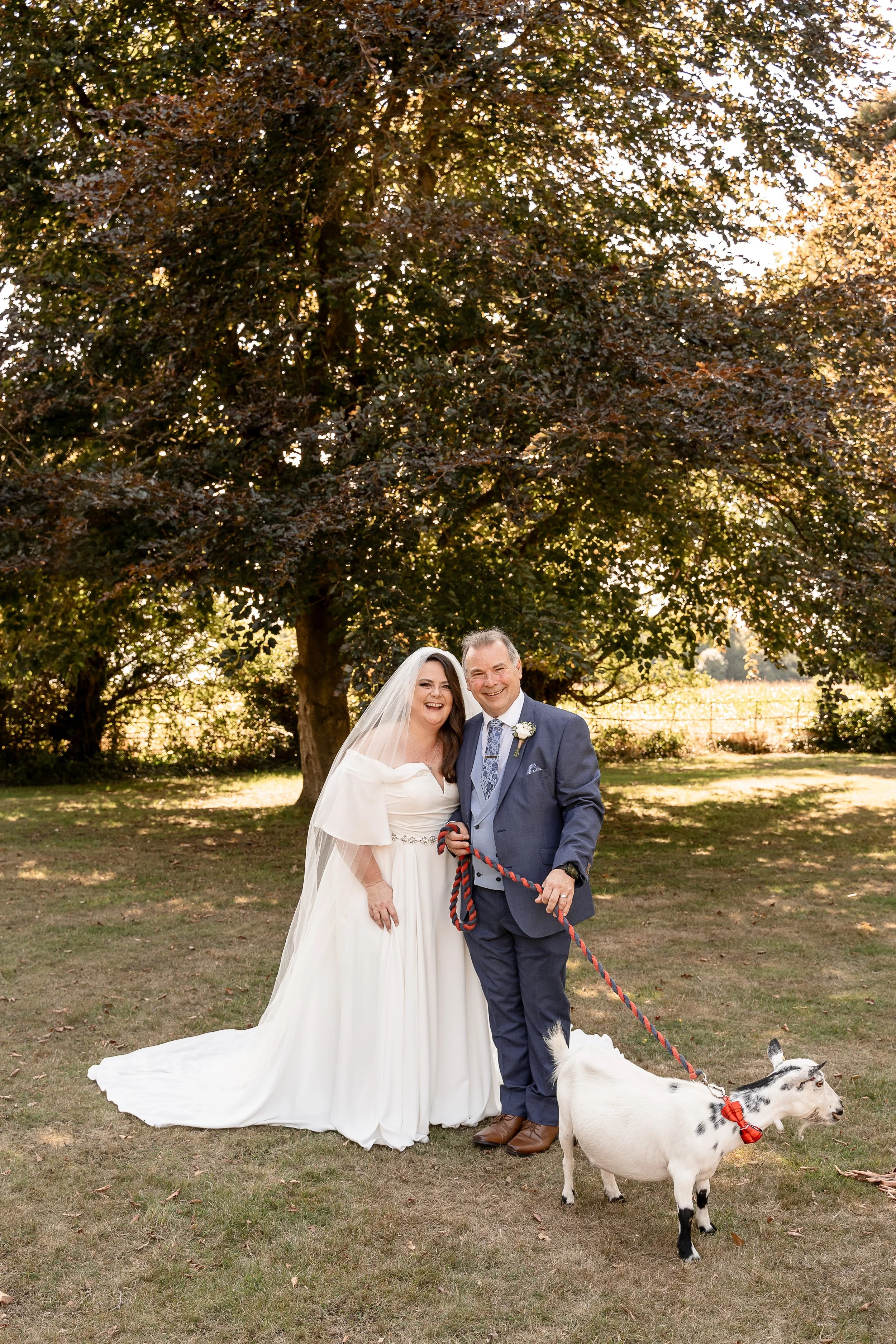 Claire &amp; Jeremy's Sound of Music Inspired Wedding with Real Goats