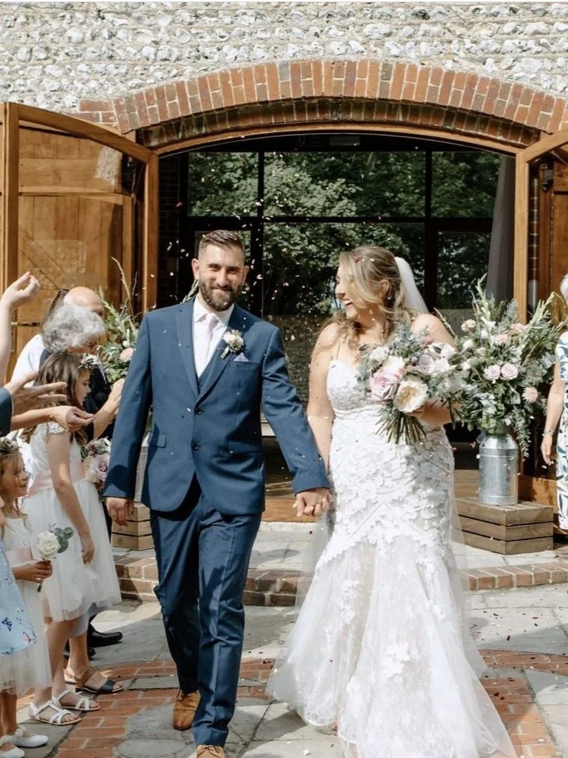 Boho plus size wedding dresses in Surrey, West Sussex near London