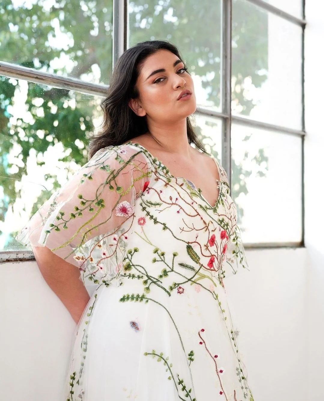 Plus size wedding dresses with colour UK - Surrey and London and Sussex