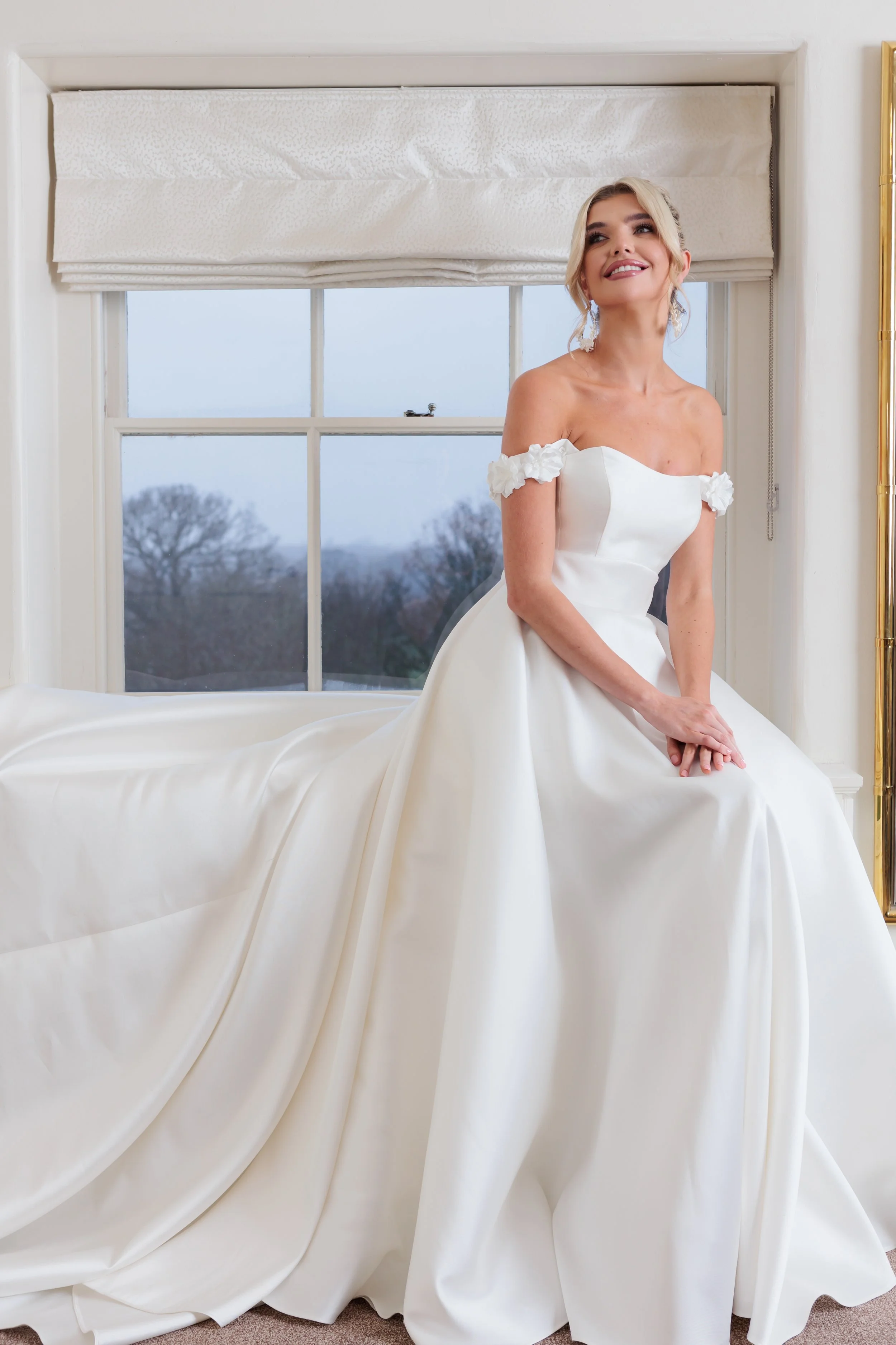 plain plus size wedding dress near London