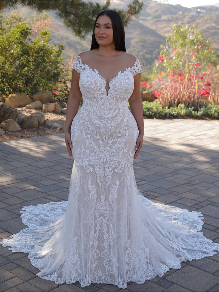 Stunning plus size wedding dresses outlet