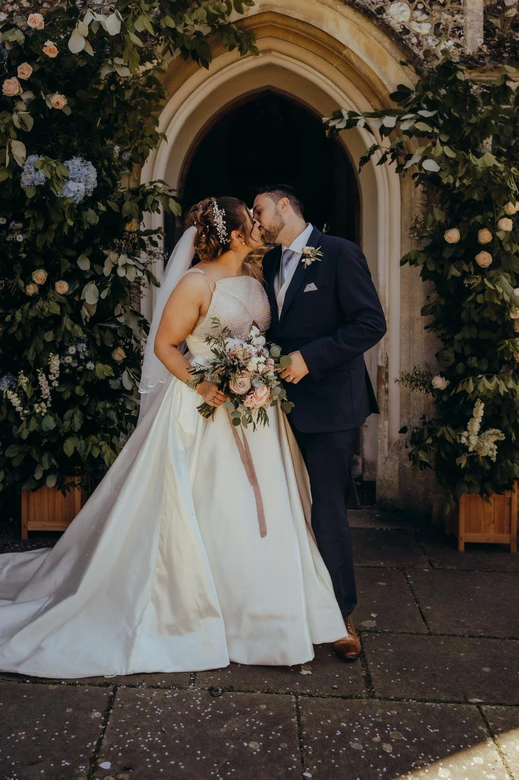 Rachel and James' Real Wedding at The Grooms' Childhood School