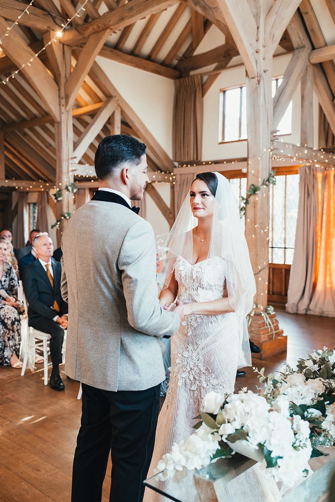 Cat and Joel's Autumnal Barn Wedding at Cain Manor in Hampshire
