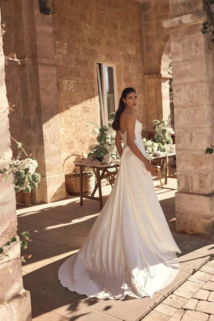Mylena by Modeca UK stockist - modern wedding dress Surrey and South London