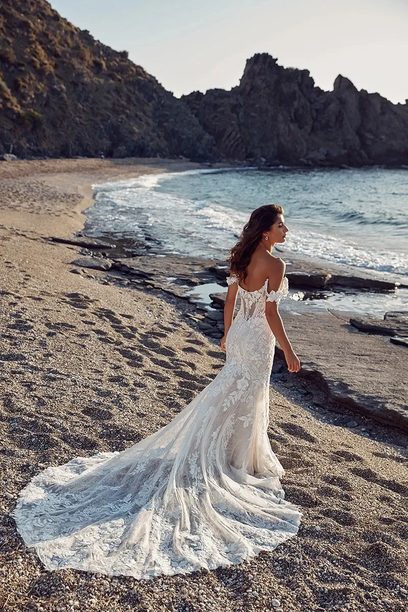 Amora Eddy K I Santorini Wedding Dress I Best Destination Wedding Dress Surrey, South London