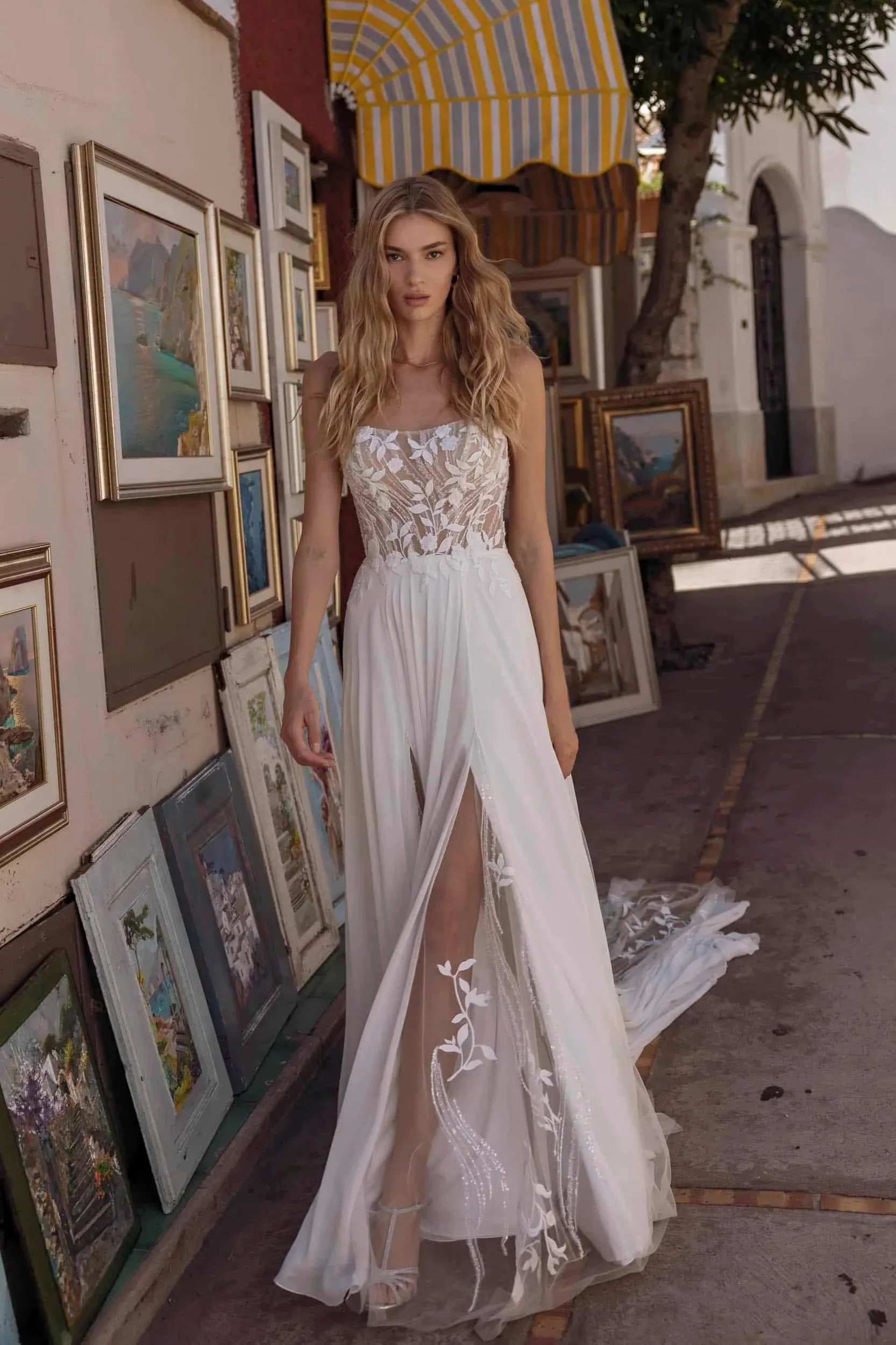 Baxter by Modeca - wedding dress with leg split, Surrey near South London and Sussex