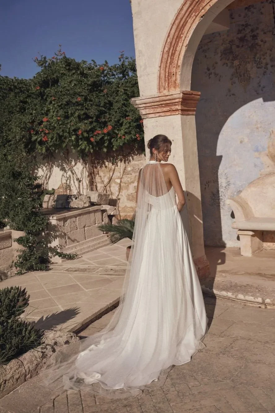 Milora I Modeca Halterneck Wedding Dress I Best Destination Wedding Dresses