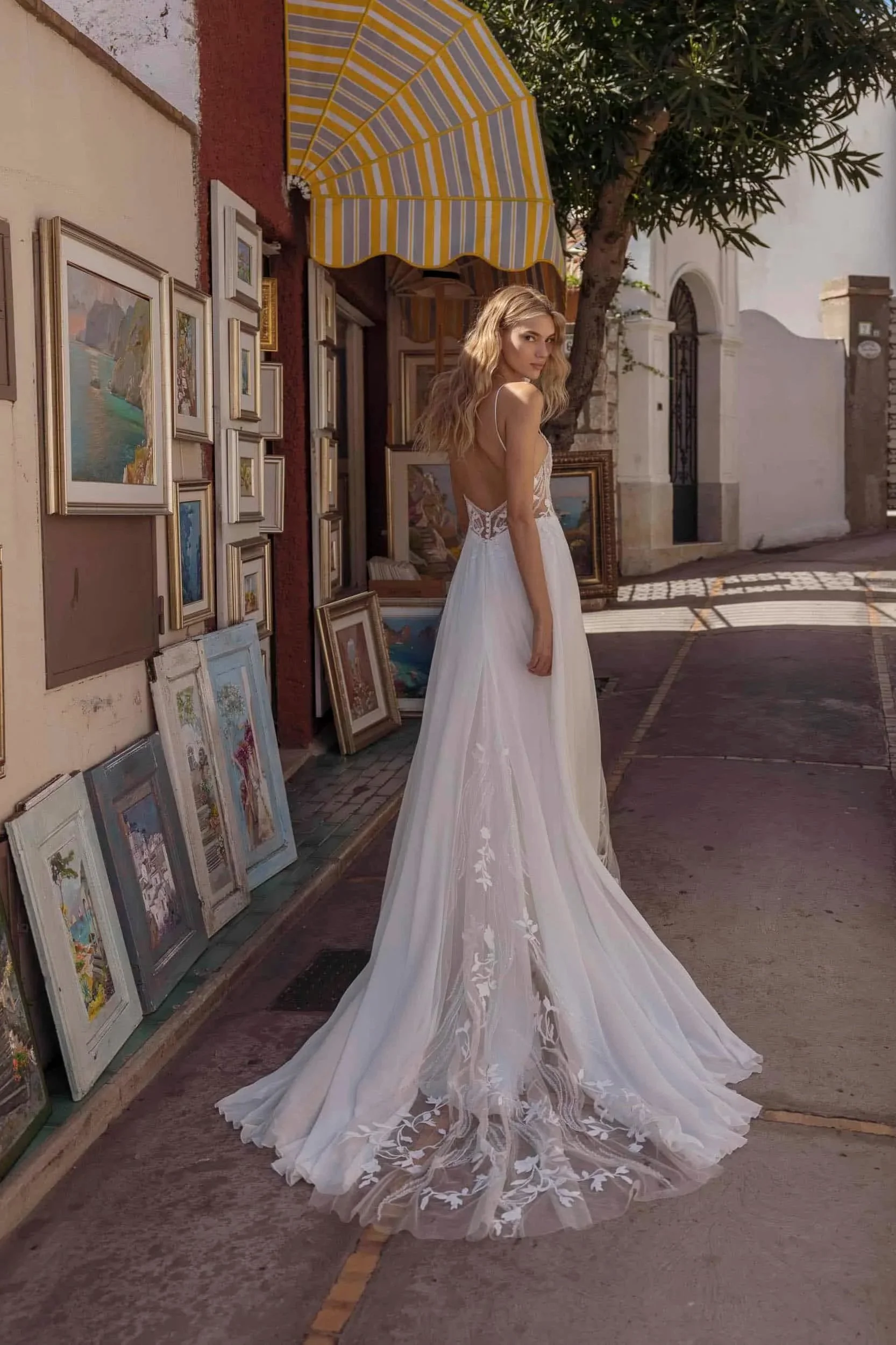 Baxter by Modeca - wedding dress with leg split, Surrey near South London and Sussex