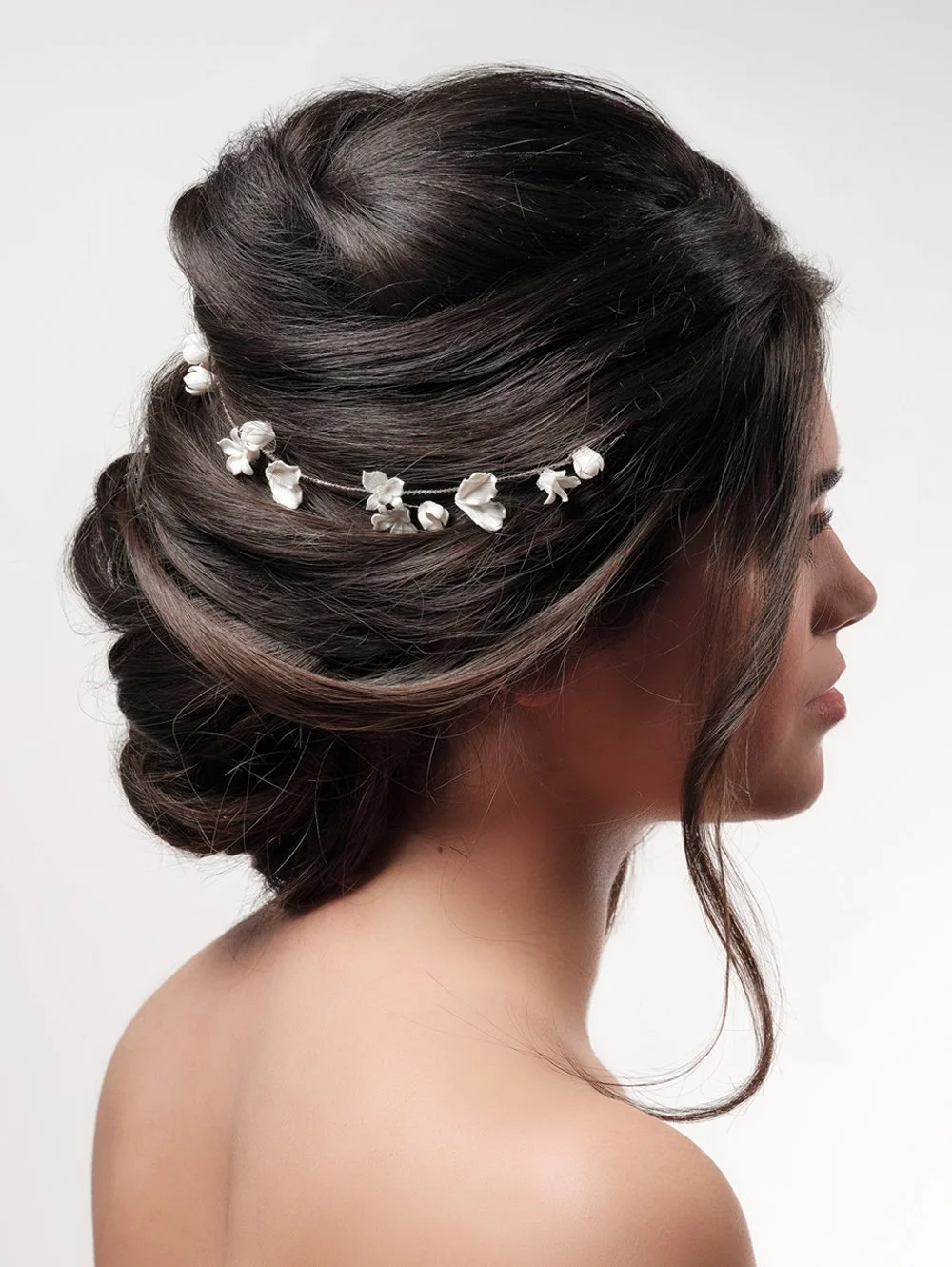 Floral hair piece for brides/weddings
