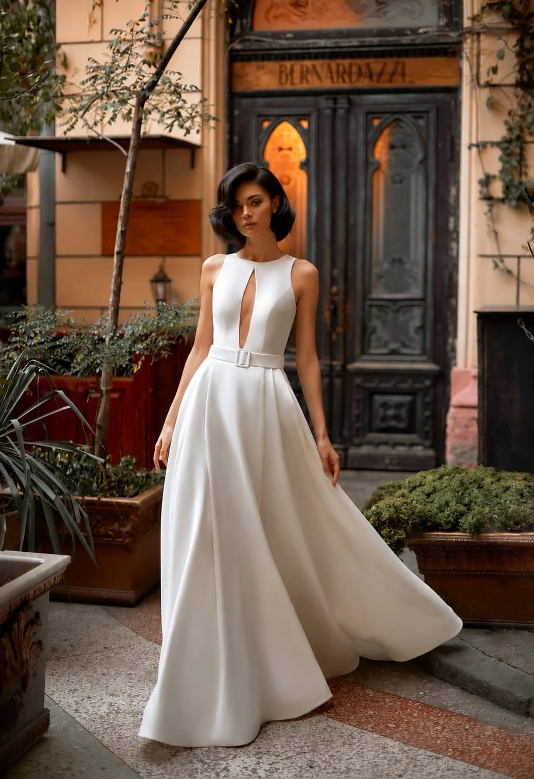 Warm Atmosphere by Pollardi wedding dresses - halterneck wedding dresses London and Surrey