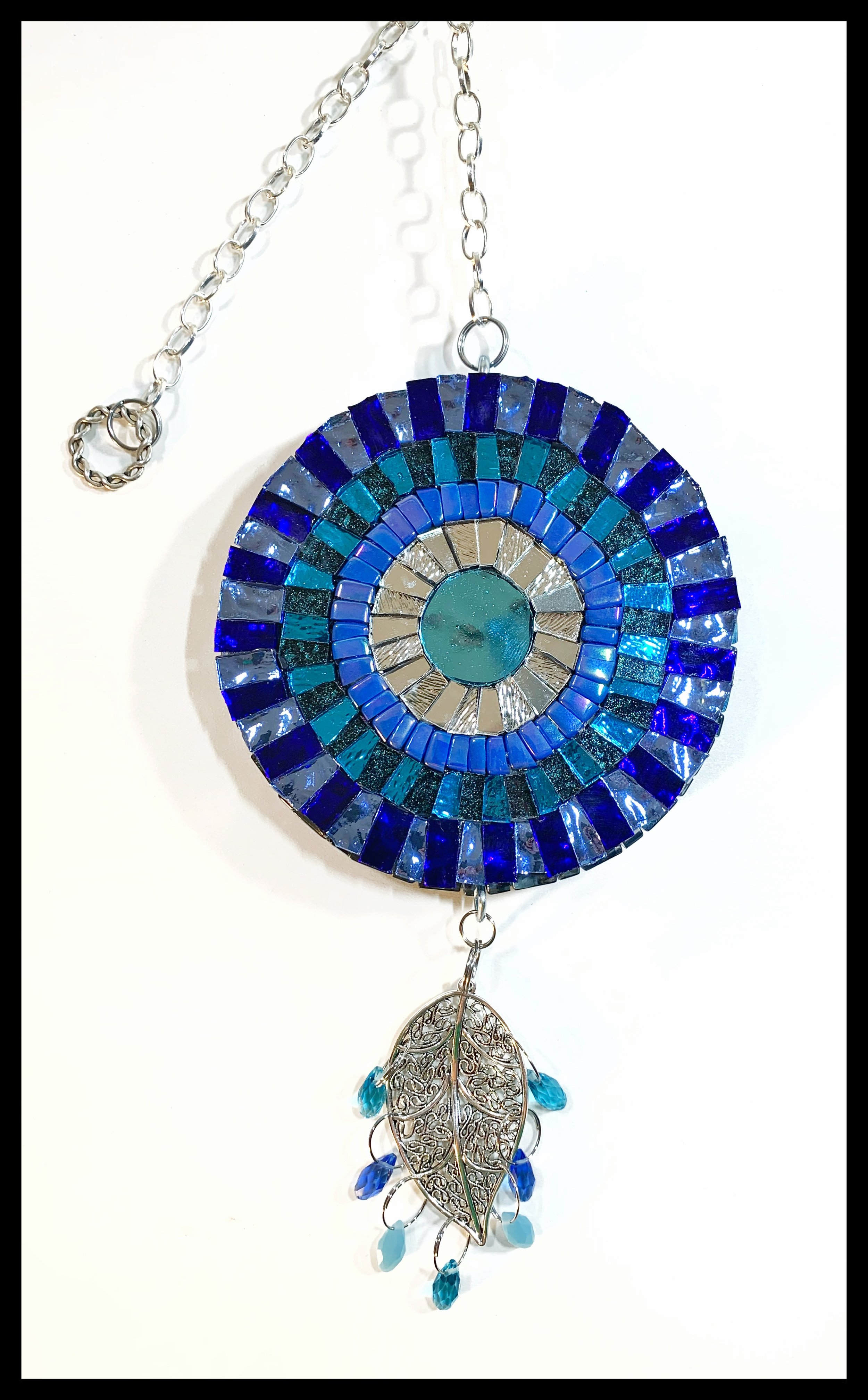 Mosaic Window Jewelry in Blues &amp; Silver