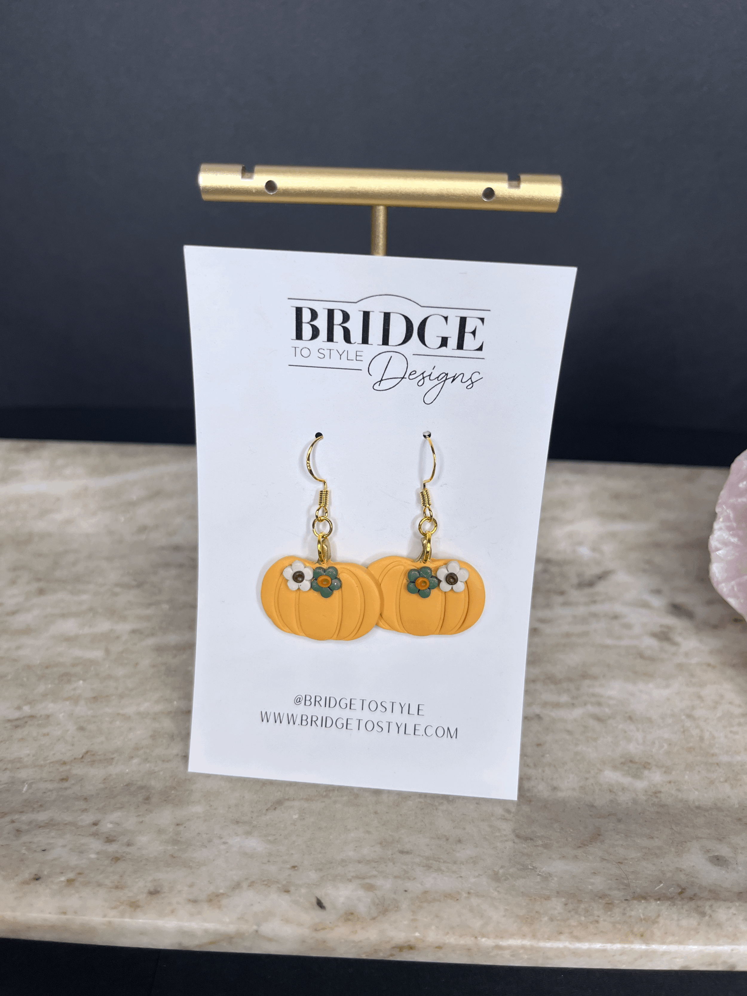 Orange Pumpkin Floral