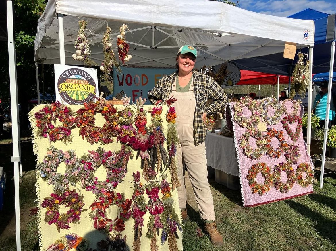 Marya at the Norwich Farmers Market