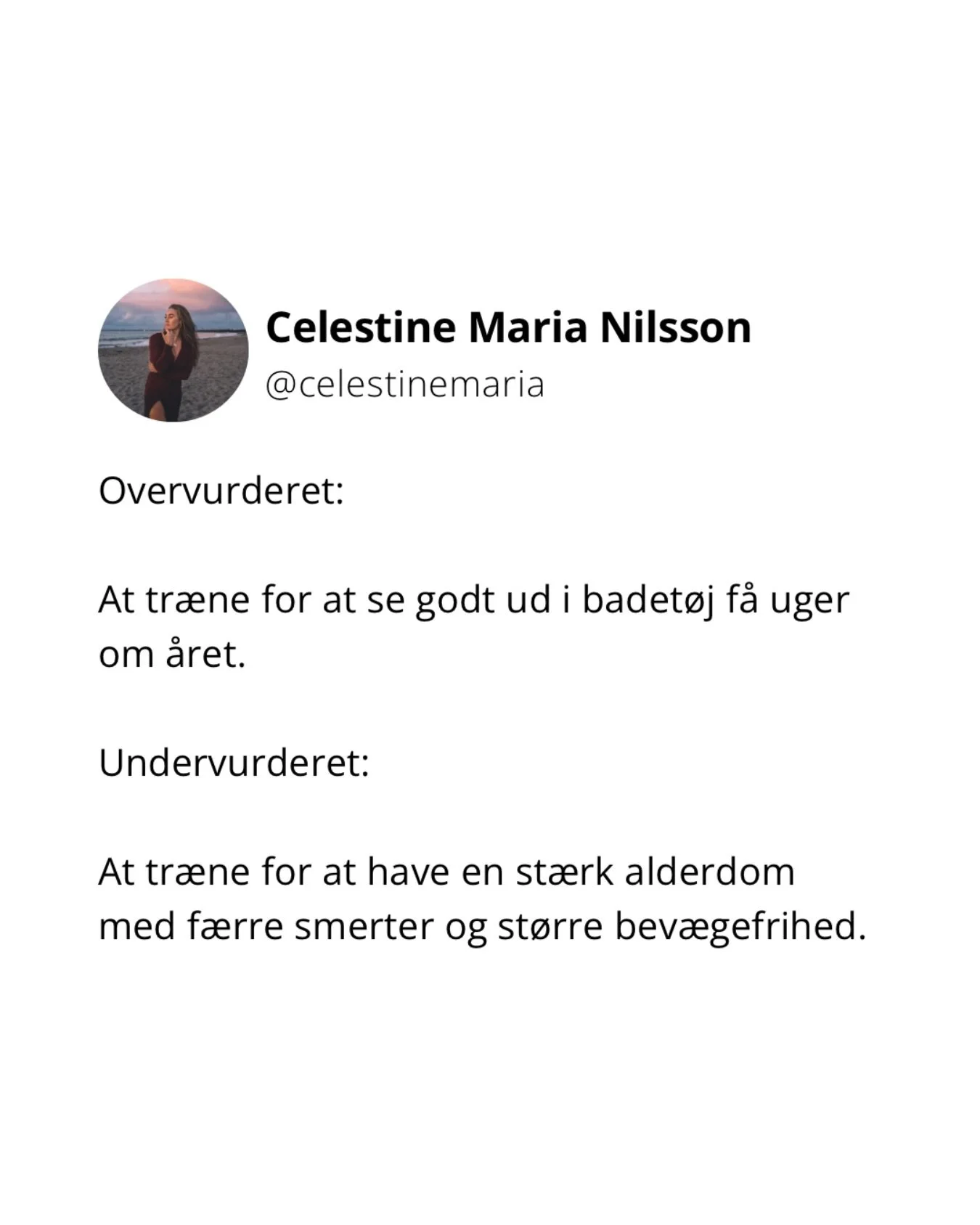 Okay - lidt adspredelse fra baby-barselsspam er vist tiltr&aelig;ngt. S&aring;&aring;&aring;&aring; her er lige en k&aelig;rlig reminder, n&aring;r nu det (endelig) er begyndt at dufte lidt af for&aring;r igen☀️:

👙🌧️ vs. 👵🏼💪🏼