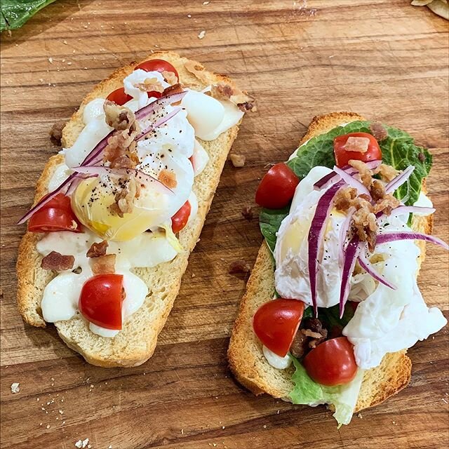 Fancy Toast with poached egg #sharleneskitchen #homemade #bread #homemadebread