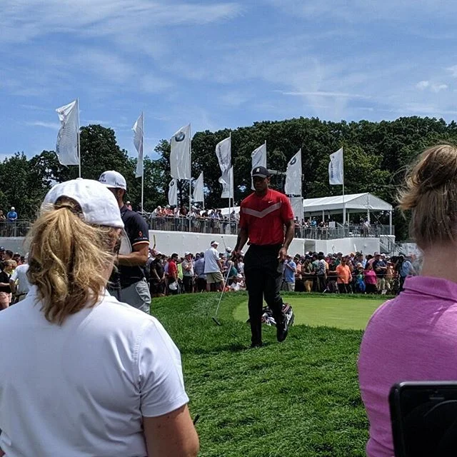 BMW championship last weekend! #tiger #allworknoplay