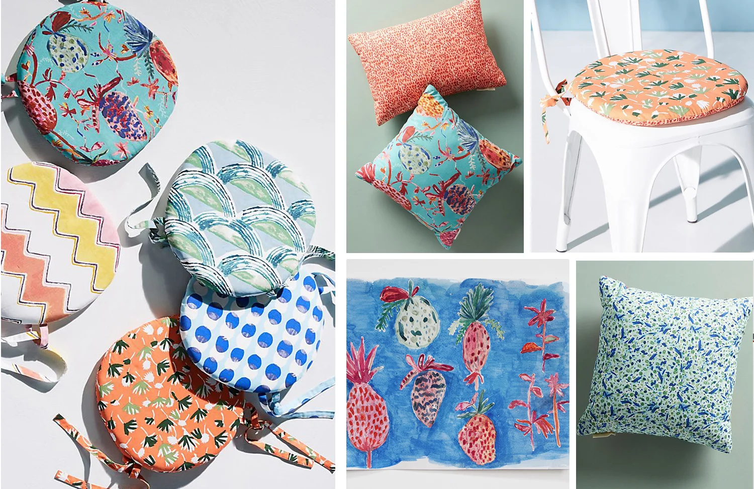 Anthropologie Home - Topanga Outdoor Pillows - Summer 2018