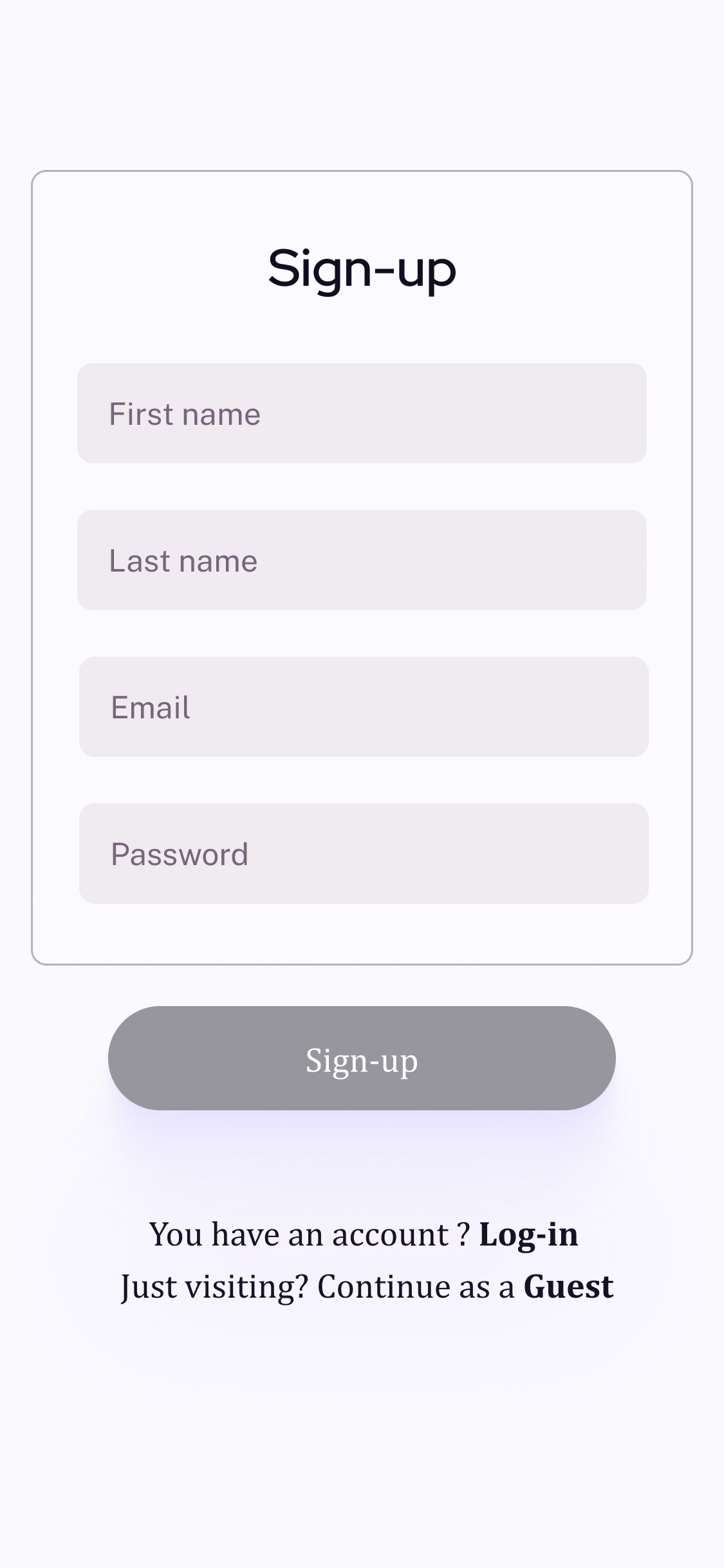 Initial wireframe for Chi-Route’s landing page.
