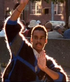 Still from Paris Is Burning (1990) of Willi Ninja.