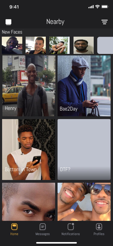 My design for what feeds can look like for Black and brown users with the Ethnicity filter brought from behind the paywall.