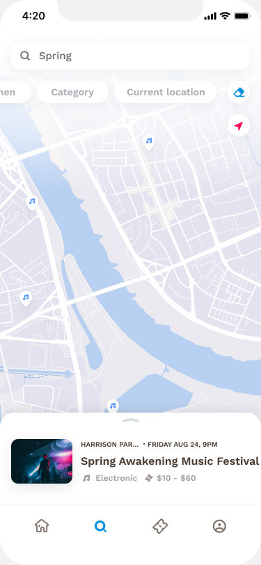 Map image from the Search page.