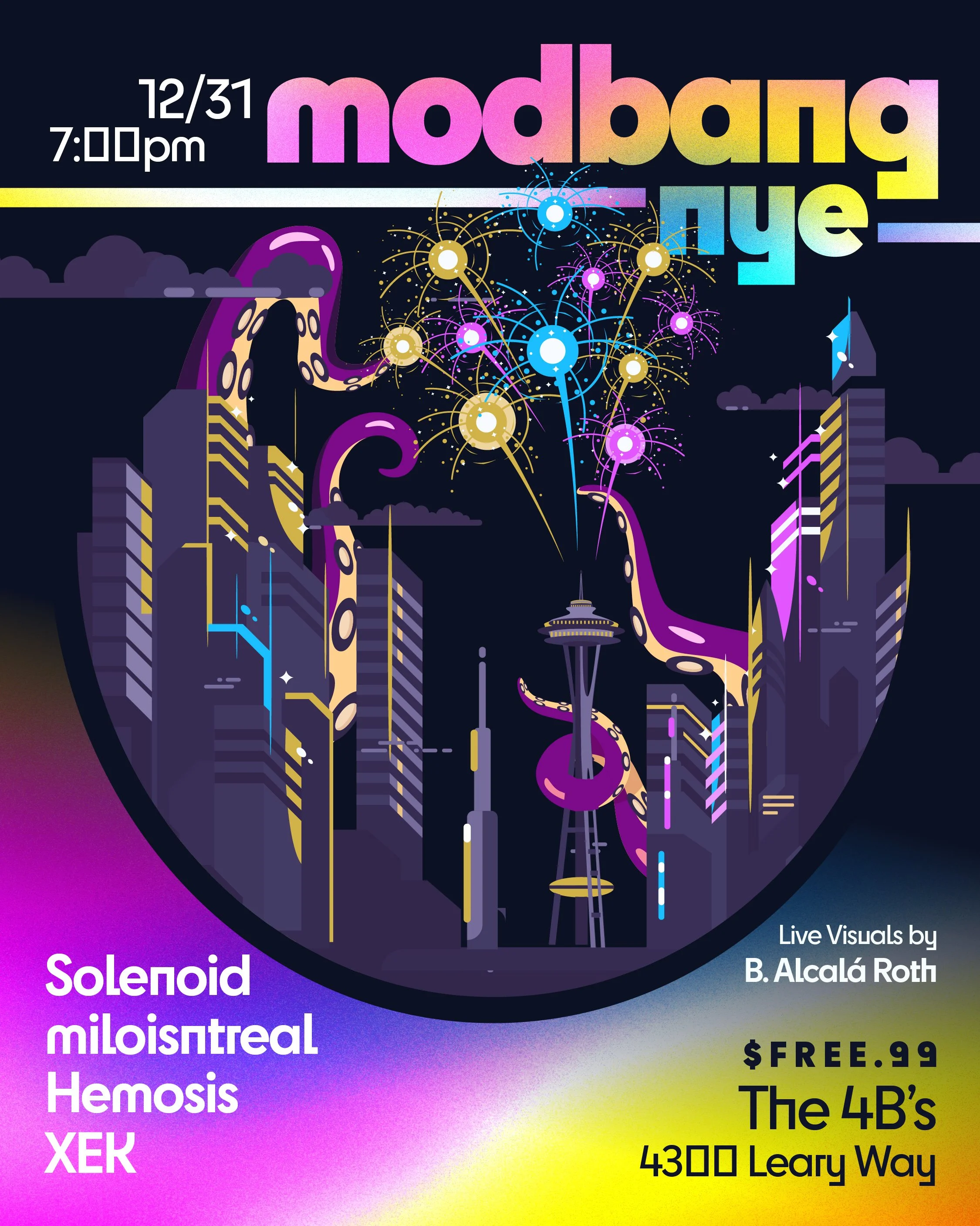 Modbang New Years Eve // Live Hardware Electronic Music Event