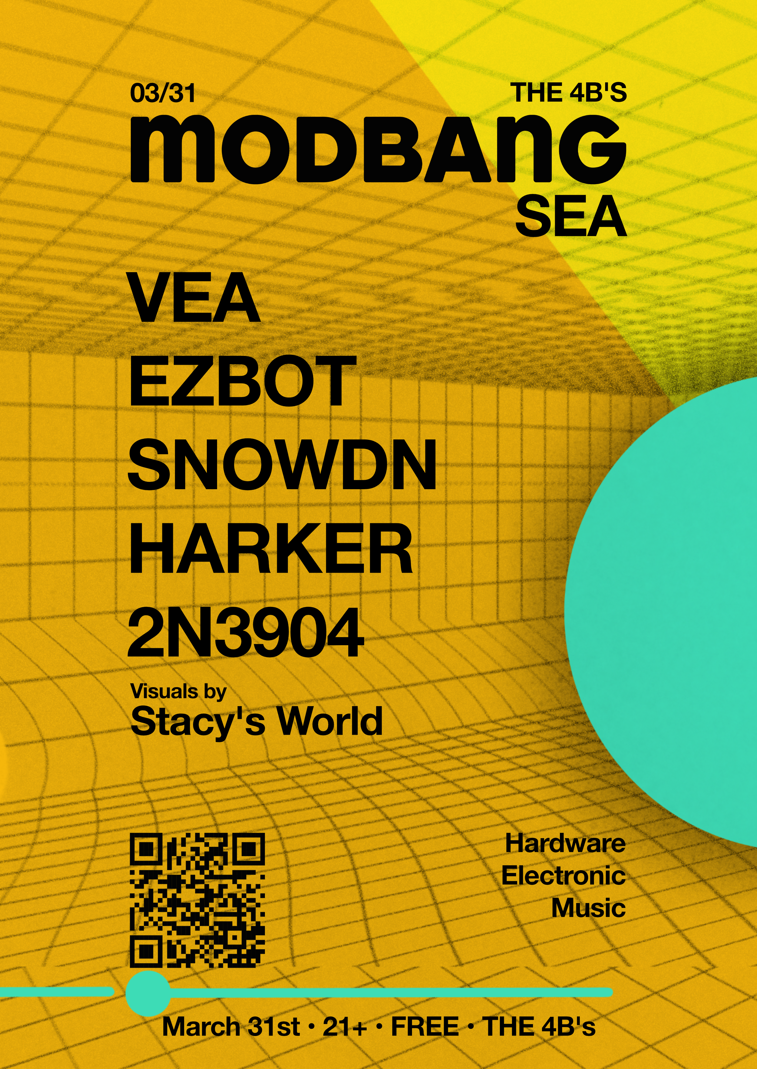 MODBANG SEA — Tuesday March 31st