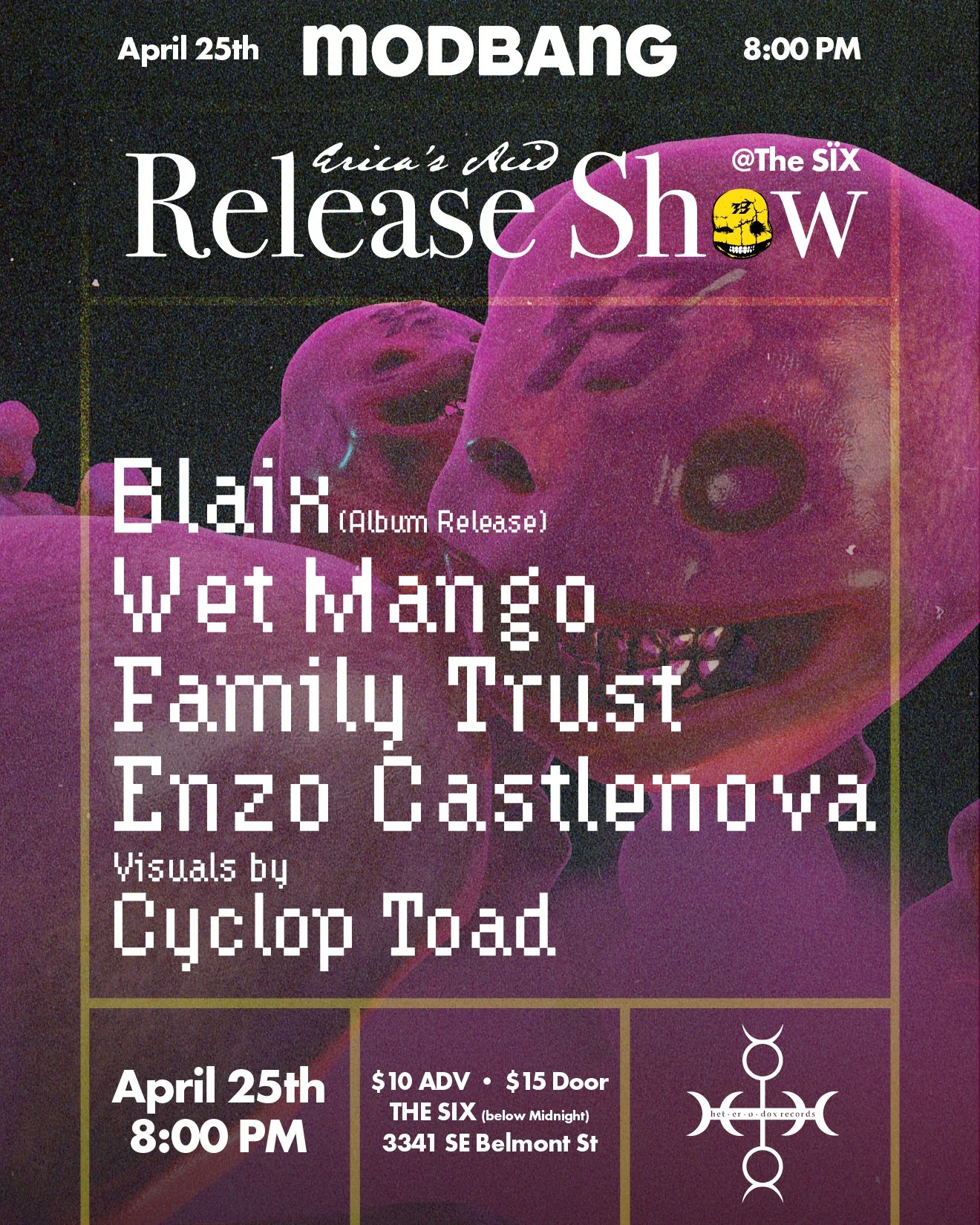 MODBANG PDX - APRIL 25th BLAIX ALBUM RELEASE