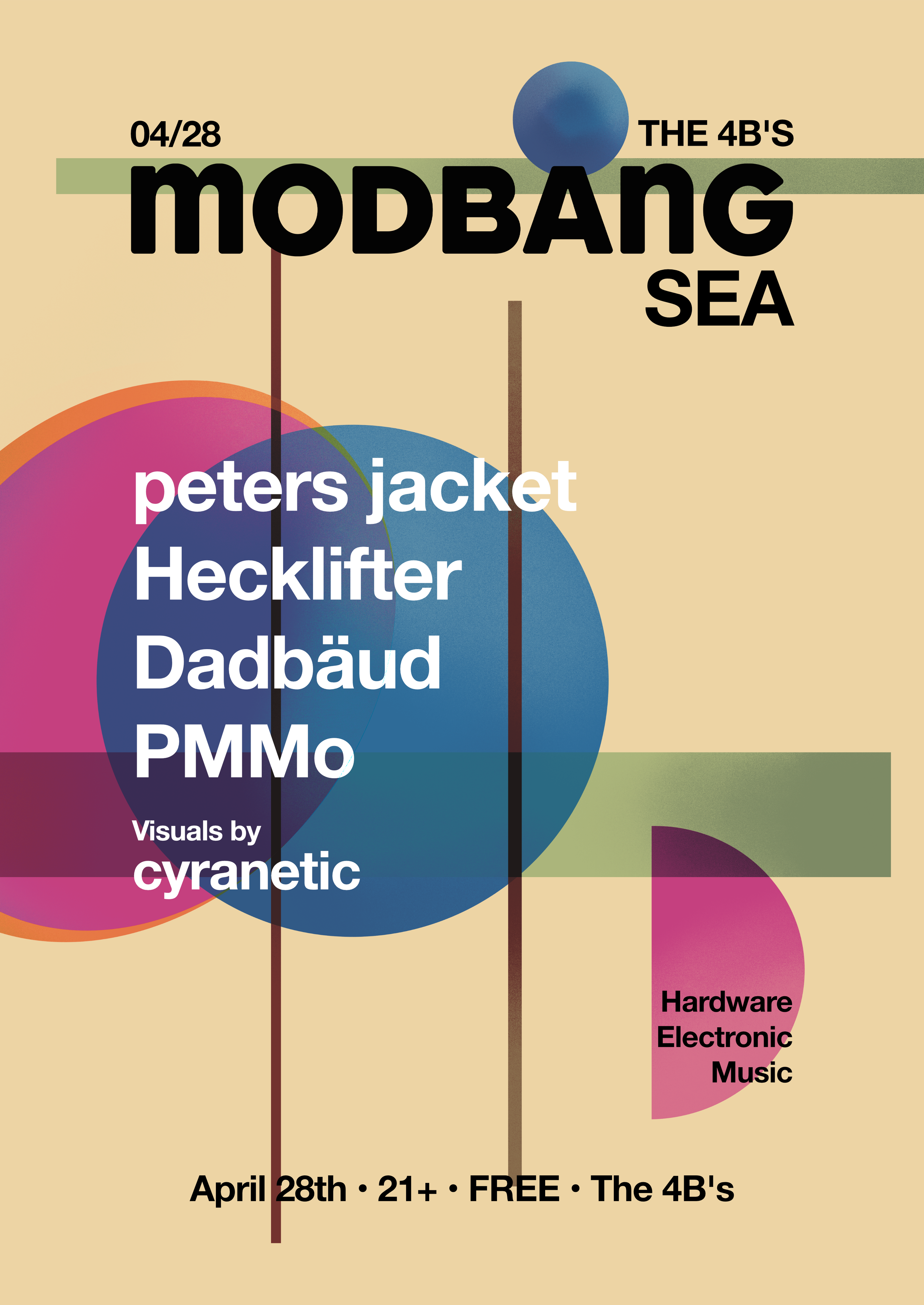 MODBANG SEA — Tuesday April 28th