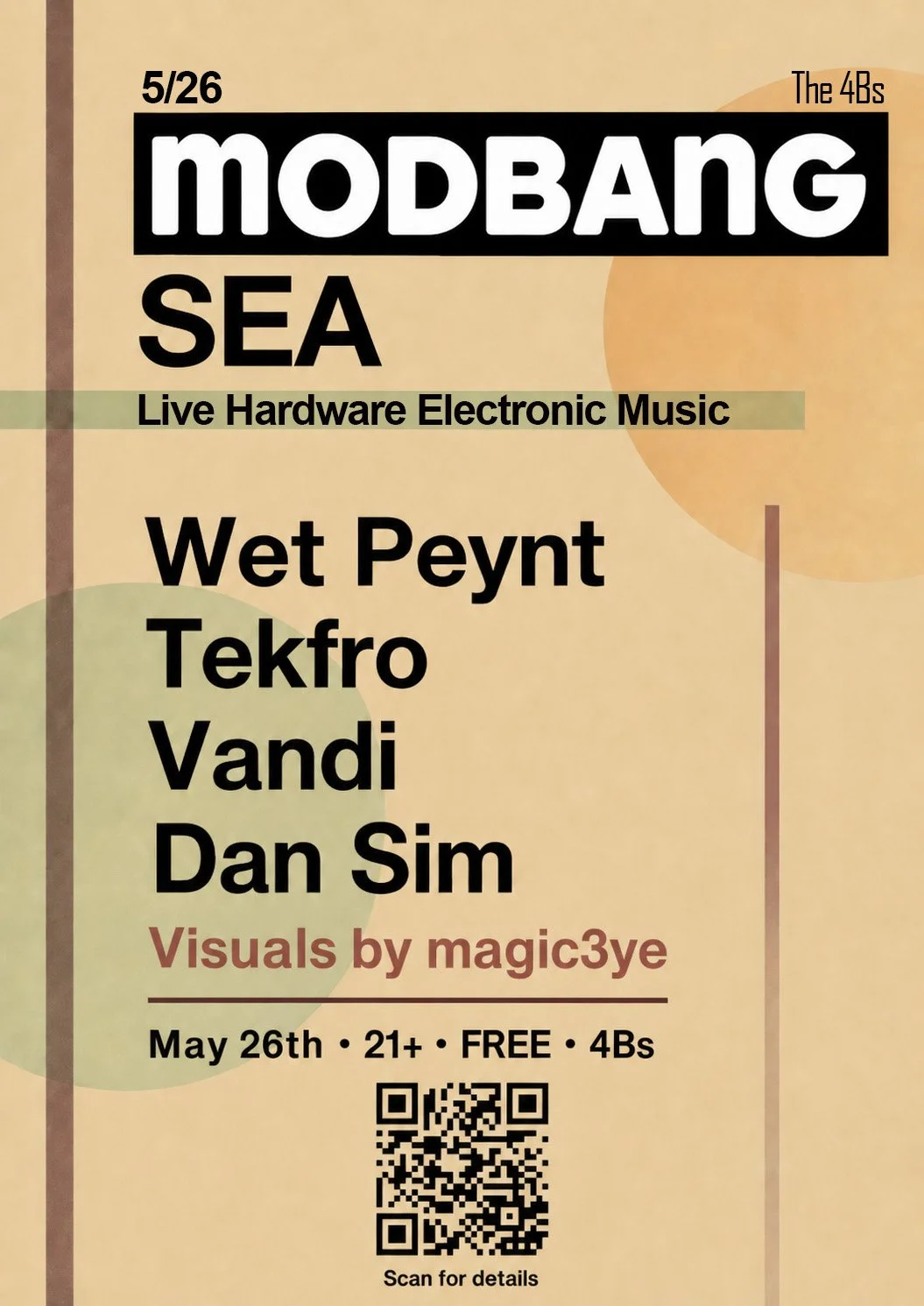 Modbang Seattle - Tuesday May 26th