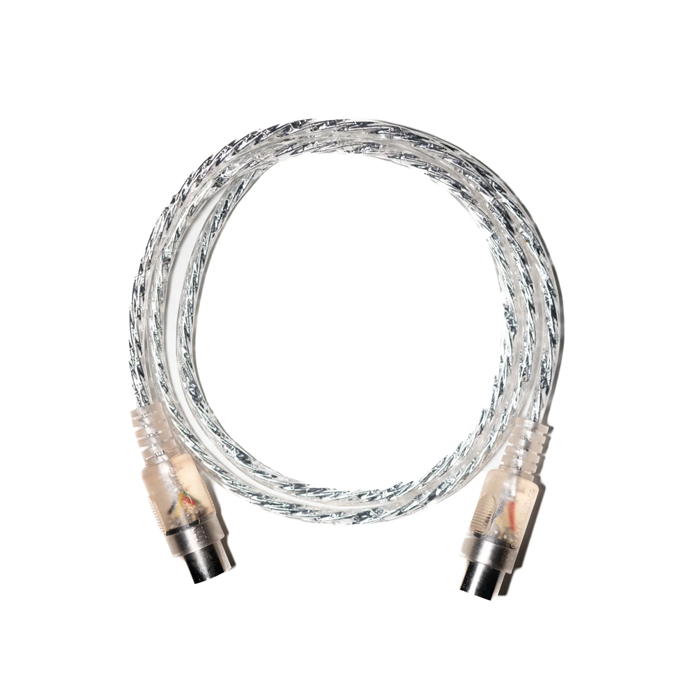 Chrome Transparent MIDI Cable