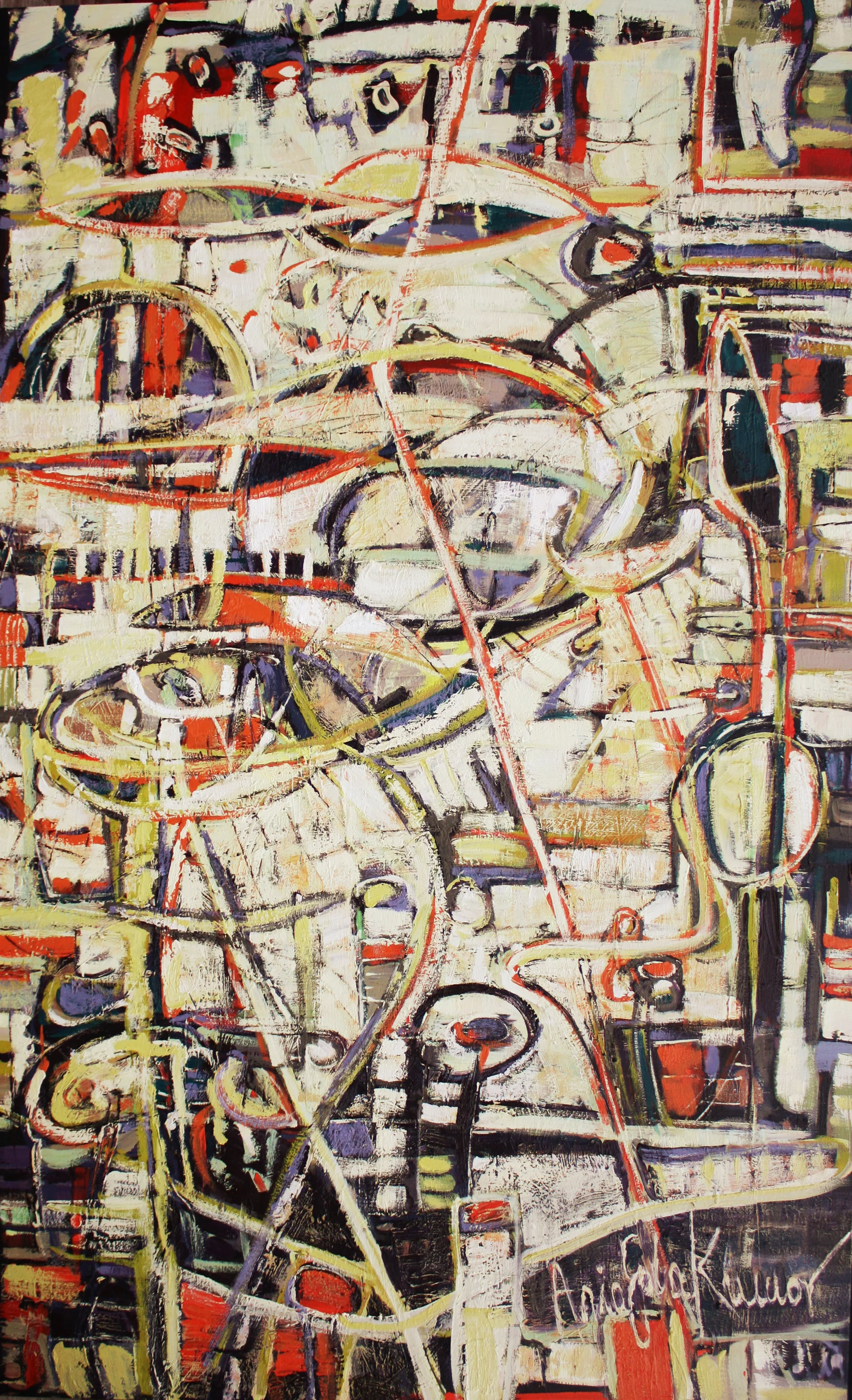 untitled #22 2012 oil on canvas 78” x 48”