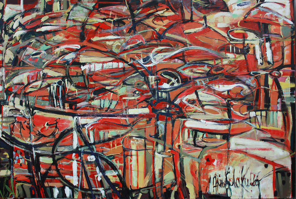 untitled #3 2015 oil on canvas 48” x 72”