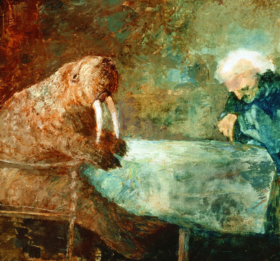 “Reading the Runes” Sold On view at the Kirkland Museum of Fine and Decorative Arts