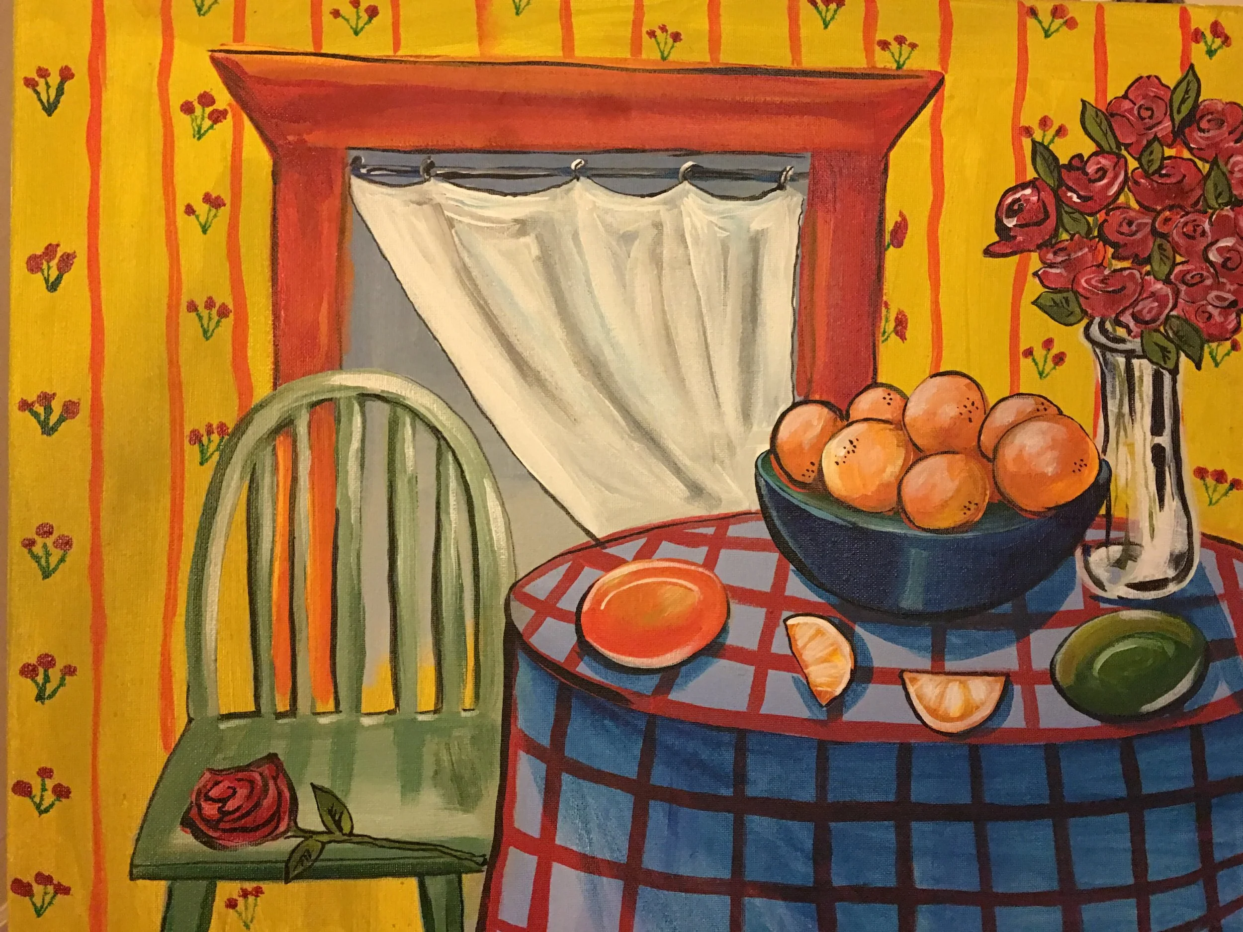 “Harvest” acrylic on canvas