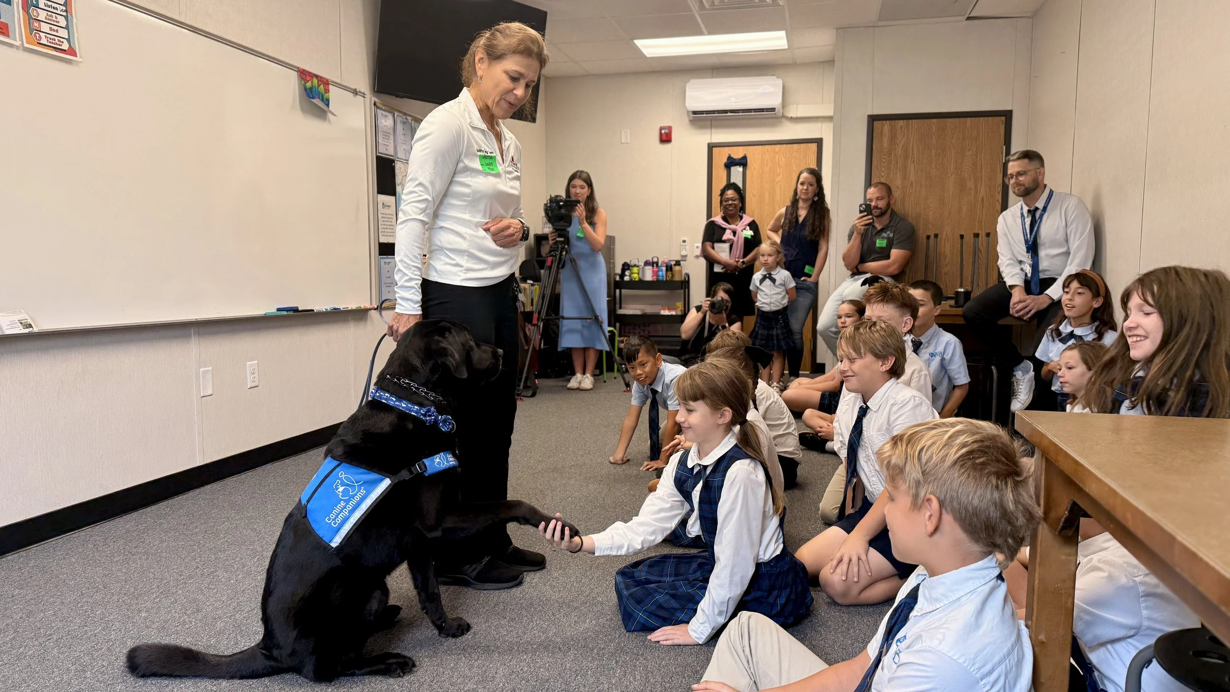 Vanderbilt Facility Dog Visits The Academy