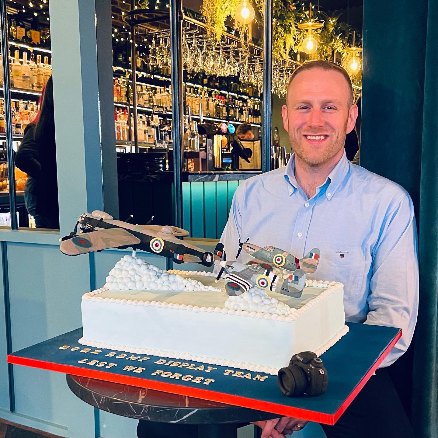 I was honoured to make a cake for @rafbbmf at the @rafconingsby base in Lincolnshire. It took nearly 5 days to hand paint each plane and then make the nail biting trip up to the base for the final display! Thank you to @carlcastledine and @awayresort