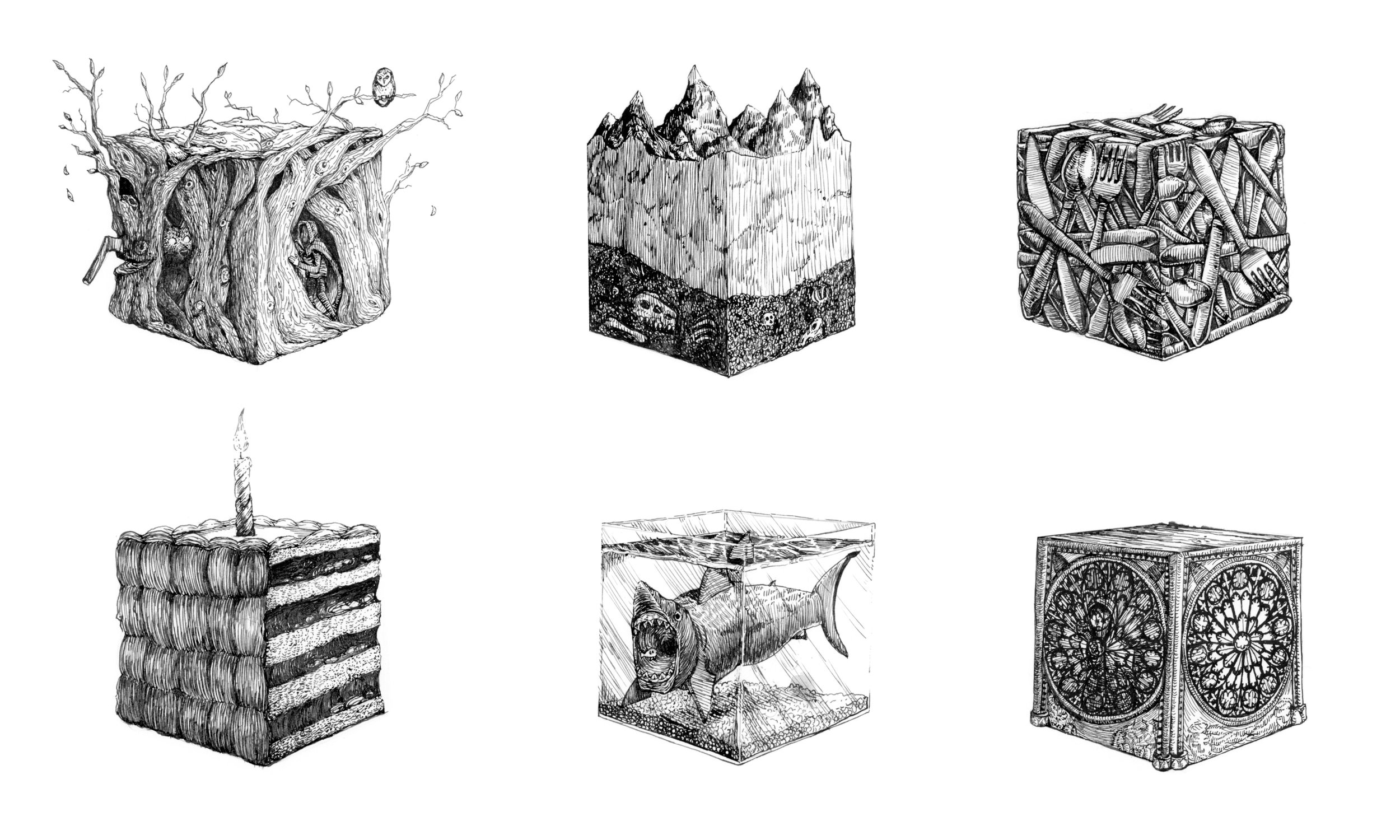6 Cubes