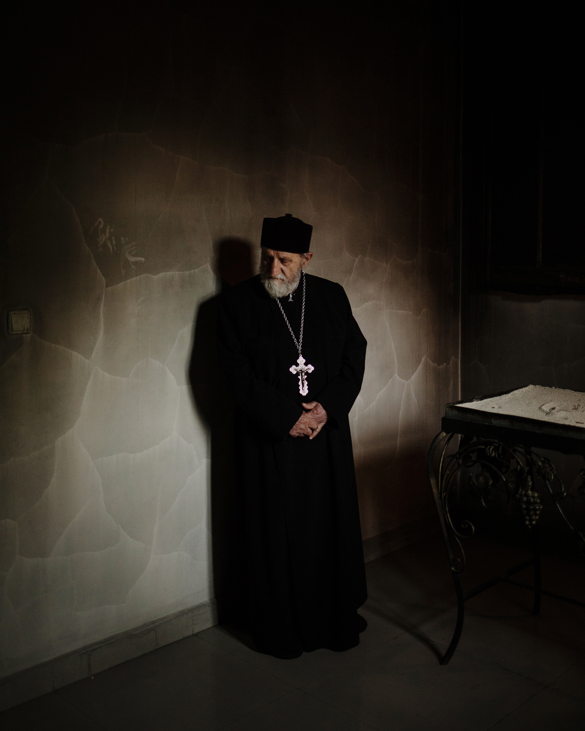  The priest of the Armenian church of Akhalkalaki, a town mainly inhabited by Armenians.    